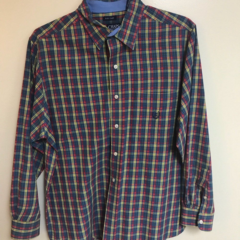 Men’s Large CHAPS Button Down Dress Shirt